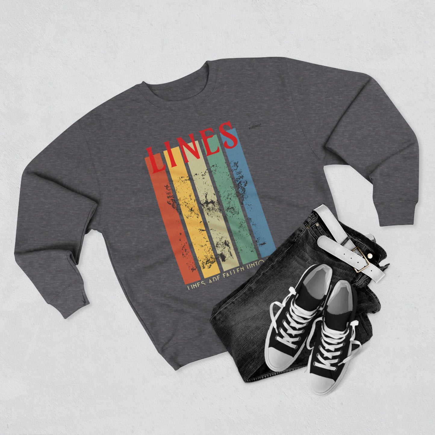 Lines Unisex Crewneck Sweatshirt